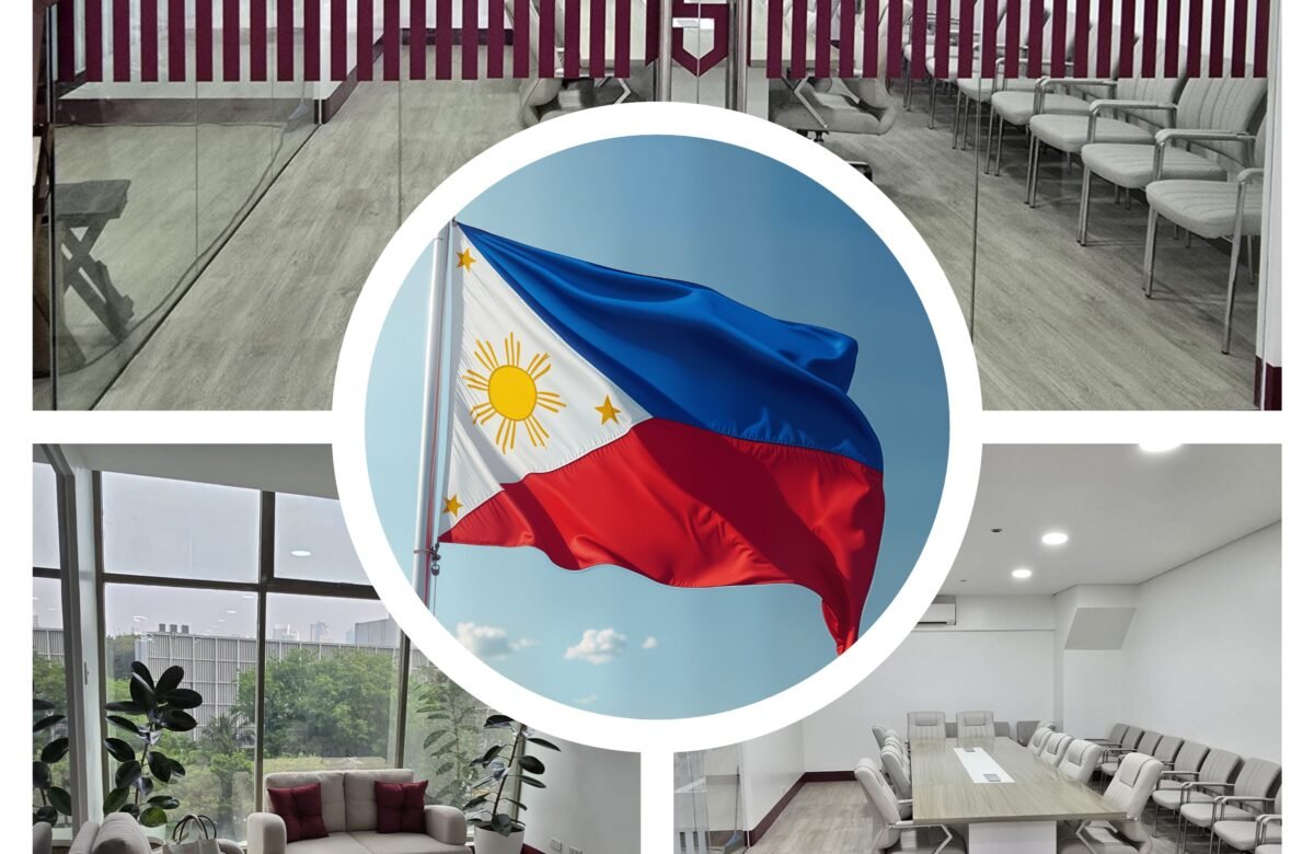 Proudly flying the flag in Manila!